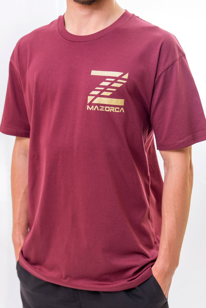 Maroon T-shirt Mazorca