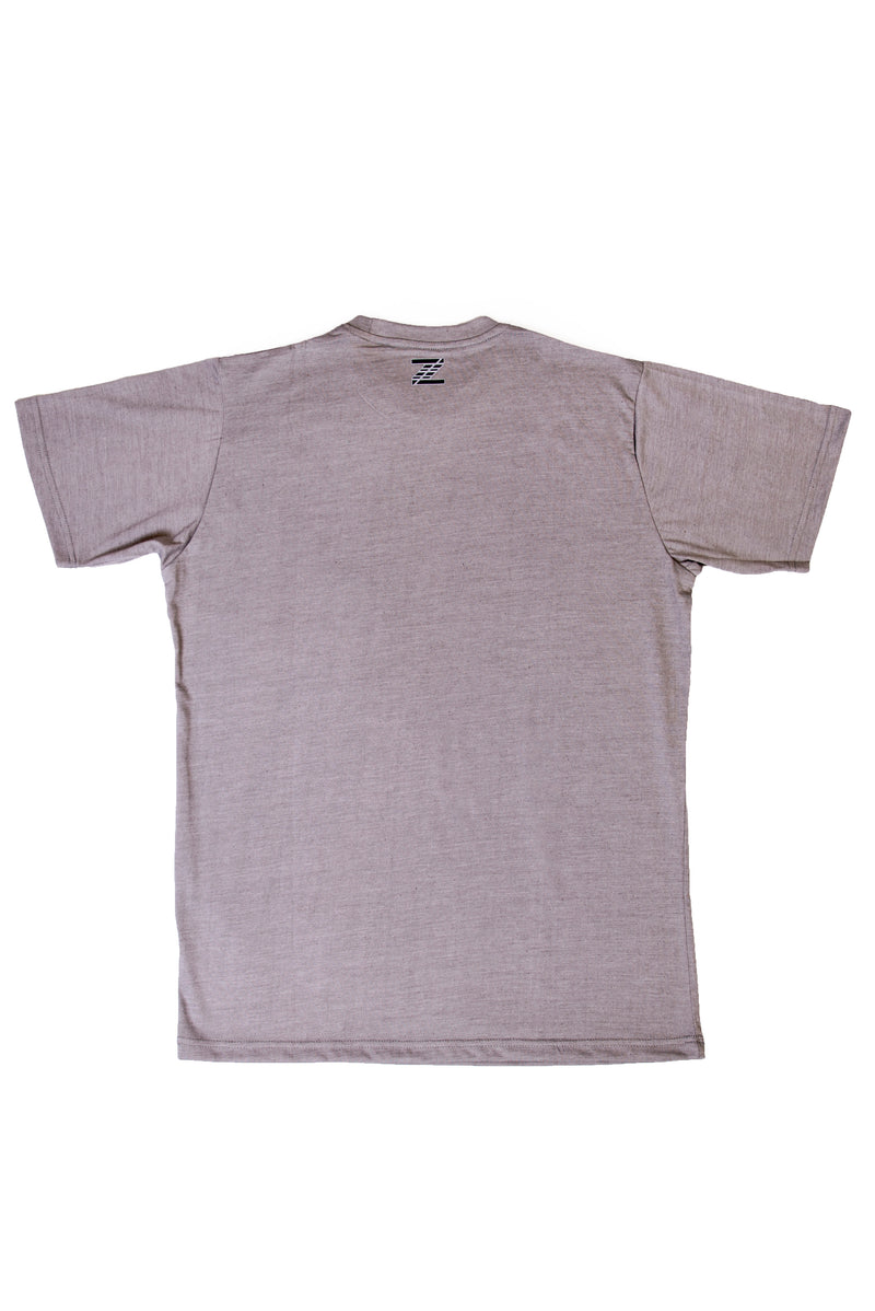 Base tee grey back