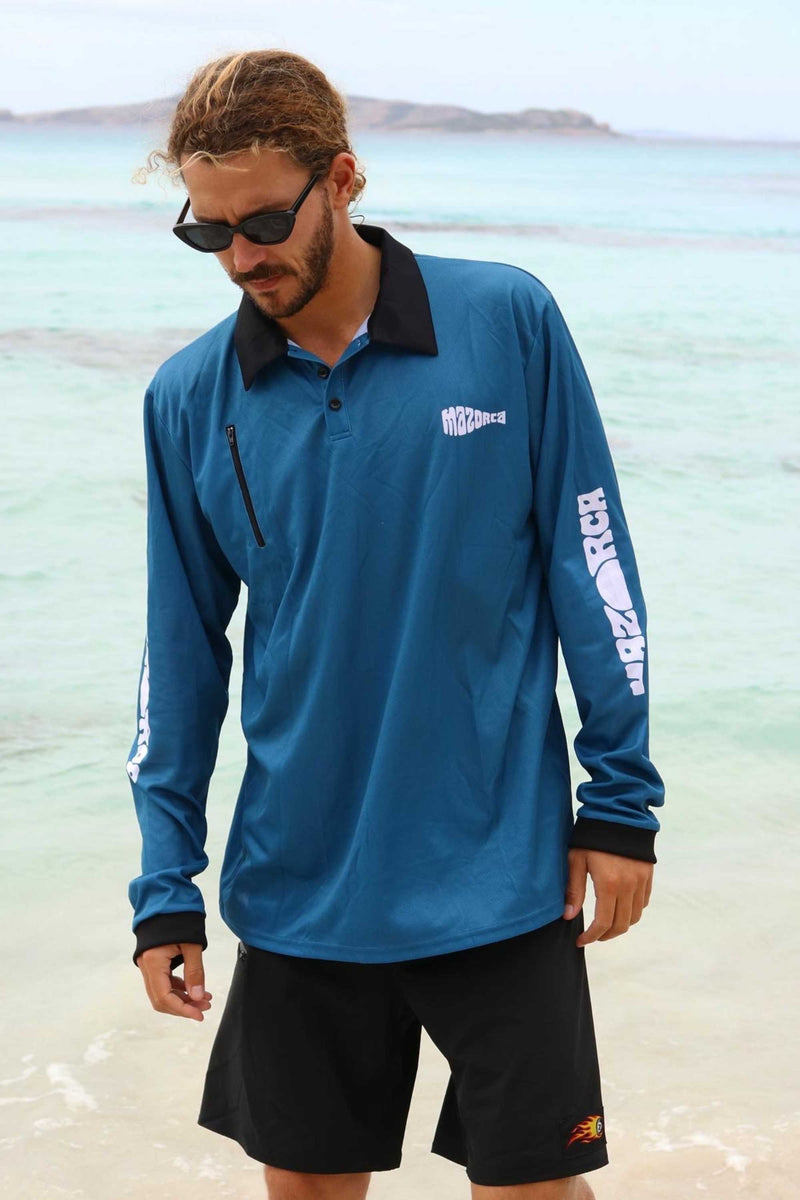 SunSafe LongSleeve Outdoor Jersey - Blue